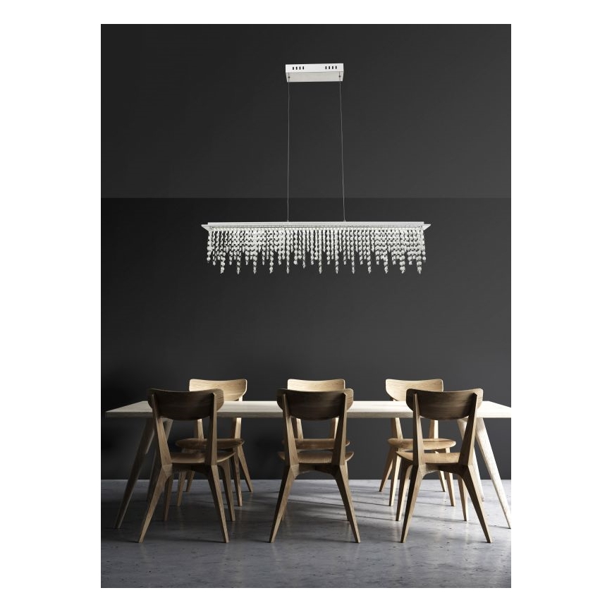 Globo - LED Dimmerabile cristallo lampadario su filo LED/24W/230V 3000-6000K + telecomando