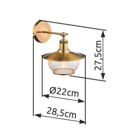 Globo - Wandleuchte 1xE27/60W/230V