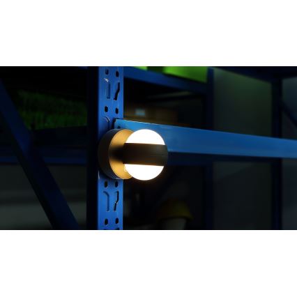 Globo - Applique murale tactile à intensité variable et rechargeable LED/1,4W/5V 1800 mAh noir
