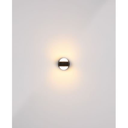 Globo - Applique murale tactile à intensité variable et rechargeable LED/1,4W/5V 1800 mAh noir