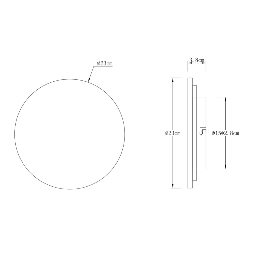 Globo - Applique da parete LED/12W/230V 3000K