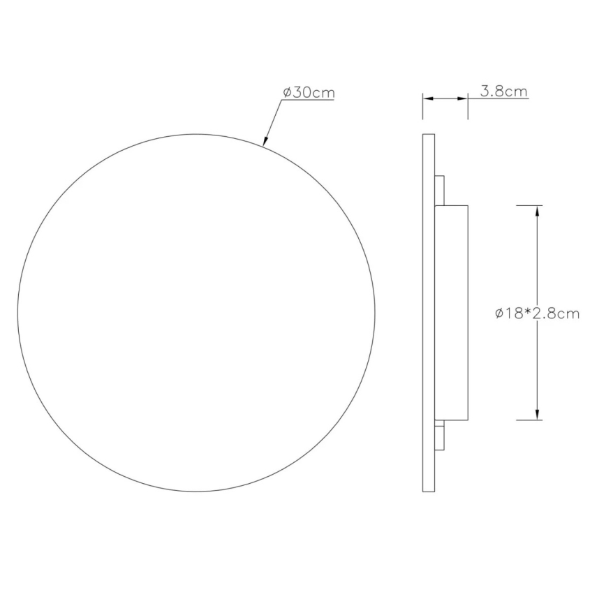 Globo - Applique da parete LED/14W/230V 3000K