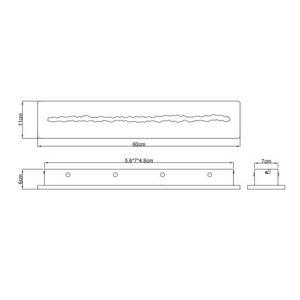 Globo - Applique murale à LED LED/21W/230V 3000K