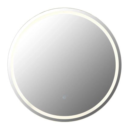 Globo - Miroir à intensité variable avec rétro-éclairage LED/16W/230V 4000K d. 75 cm