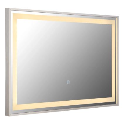 Globo - Specchio da parete LED dimmerabile con retroilluminazione LED/10W/230V 2700/4000/6500K 60x40 cm