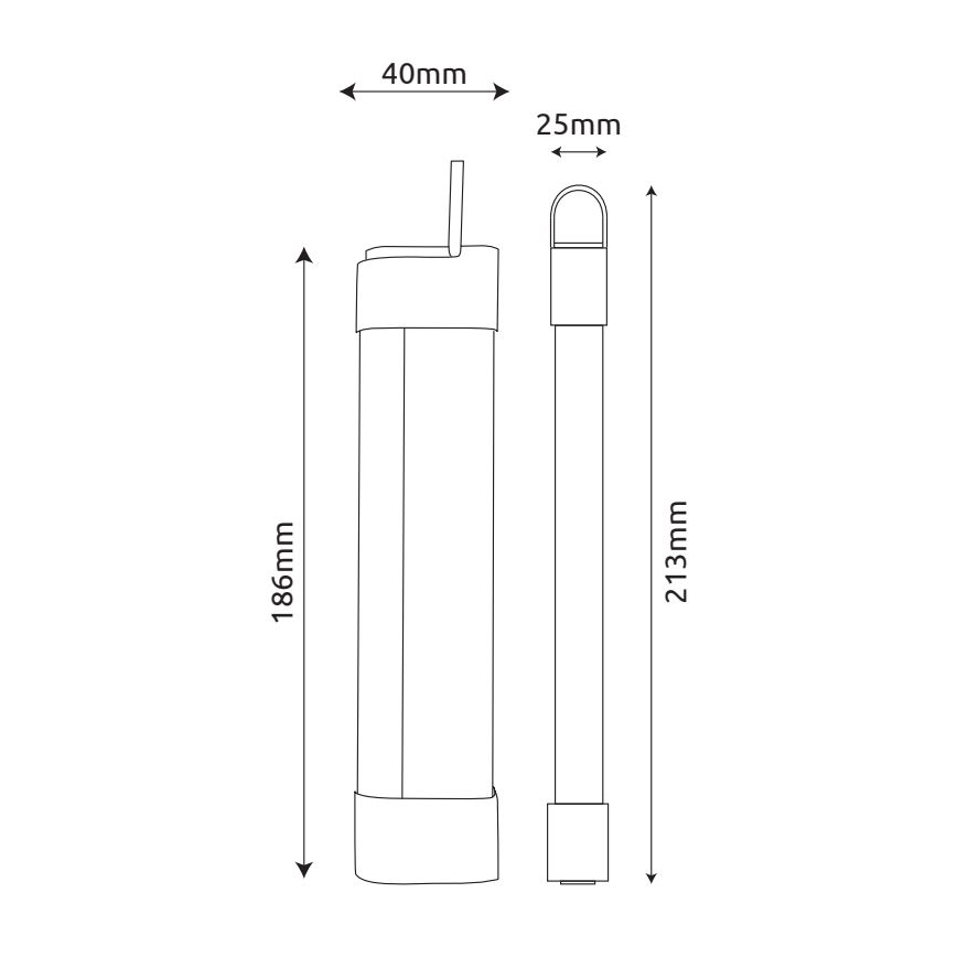 Globo - Aufladbare LED-Küchenunterbauleuchte 3in1 LED/2W/5V 3000/4000/7000K 800 mAh