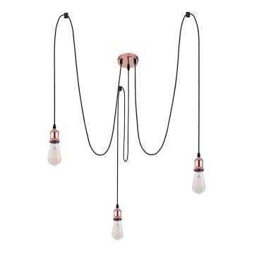 Globo A32-3 - Lampadario a sospensione con filo OLIVER 3xE27/40W/230V ragno