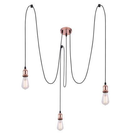 Globo A32-3 - Lampadario a sospensione con filo OLIVER 3xE27/40W/230V ragno