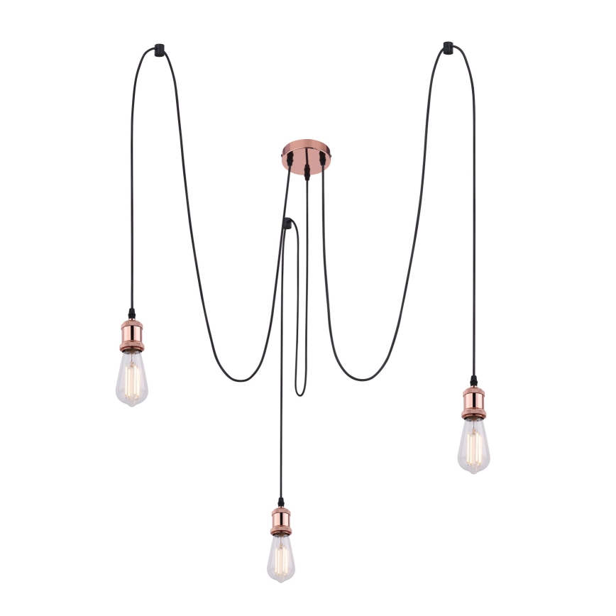 Globo A32-3 - Lampadario a sospensione con filo OLIVER 3xE27/40W/230V ragno