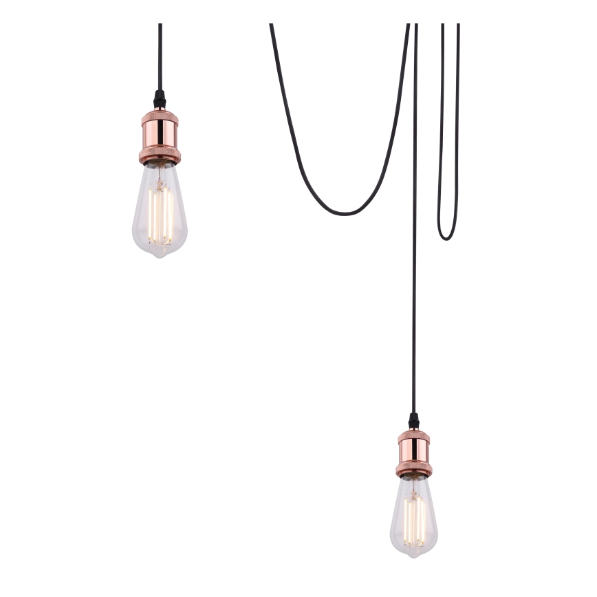 Globo A32-3 - Lampadario a sospensione con filo OLIVER 3xE27/40W/230V ragno