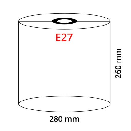 Globo - Abat-jour pour suspension E27 d. 28 cm