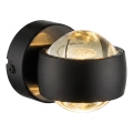 Globo - Applique LED/7W/230V 3000K nera