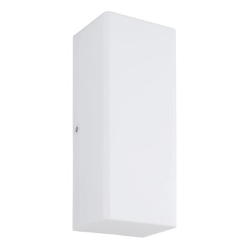 Globo - Applique murale extérieure 1xE27/15W/230V IP44 blanche