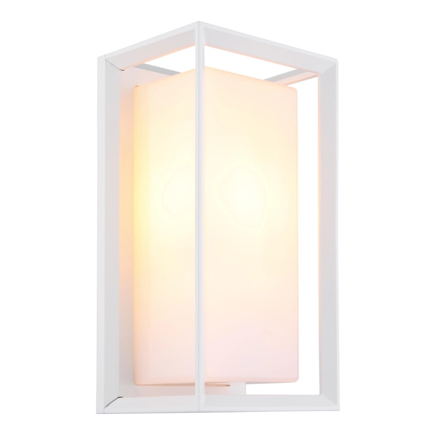 Globo - Applique murale extérieure 1xE27/60W/230V IP44 blanc