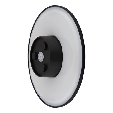 Globo - Applique murale extérieure LED/15W/230V 3000/4000/6000K d. 25,2 cm IP44 noir
