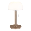 Globo - Aufladbare LED-Tischleuchte LED/1,5W/3,7V 3000/4200/6000K 1800mAh braun