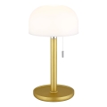 Globo - Aufladbare LED-Tischleuchte LED/1,5W/3,7V 3000/4200/6000K 1800mAh Messing