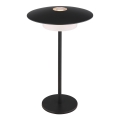 Globo - Aufladbare LED-Touch-Tischleuchte für den Außenbereich LED/3W/3,7V 1800/2700/3000K IP44 1800 mAh schwarz