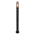 Globo - Auβenleuchte mit Sensor 1xE27/15W/230V IP44 110 cm schwarz/kupfern