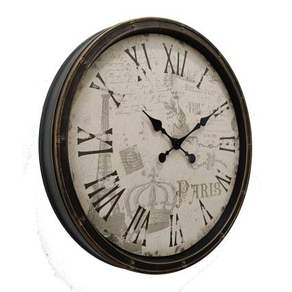 Globo - Wanduhr Ø 76 cm 1xAA