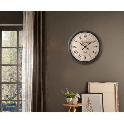 Globo - Wanduhr Ø 58 cm, 1×AA