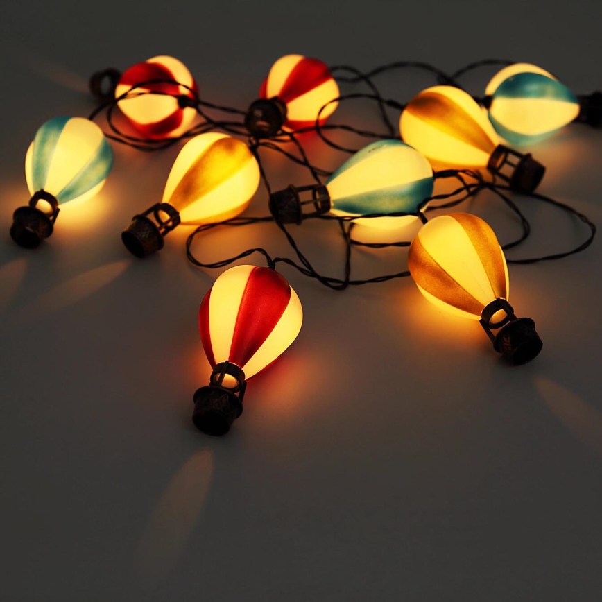 Globo - Catena LED solare 9xLED/0,06W/3V 390 cm IP44