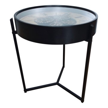Globo - Couchtisch Ø 49 cm schwarz