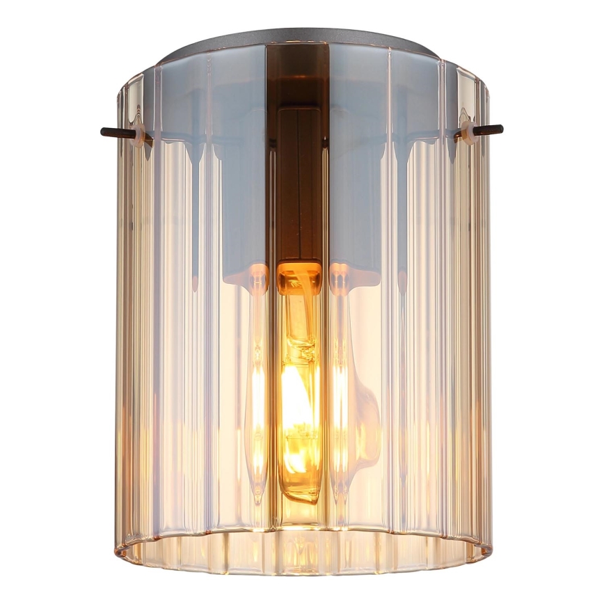 Globo - Deckenleuchte 1xE27/40W/230V d 18 cm braun