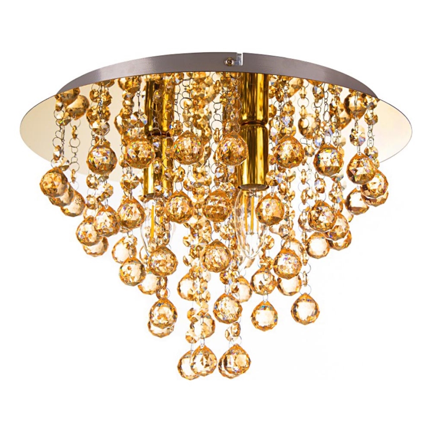Globo - Deckenleuchte 3xE14/40W/230V d 38 cm golden