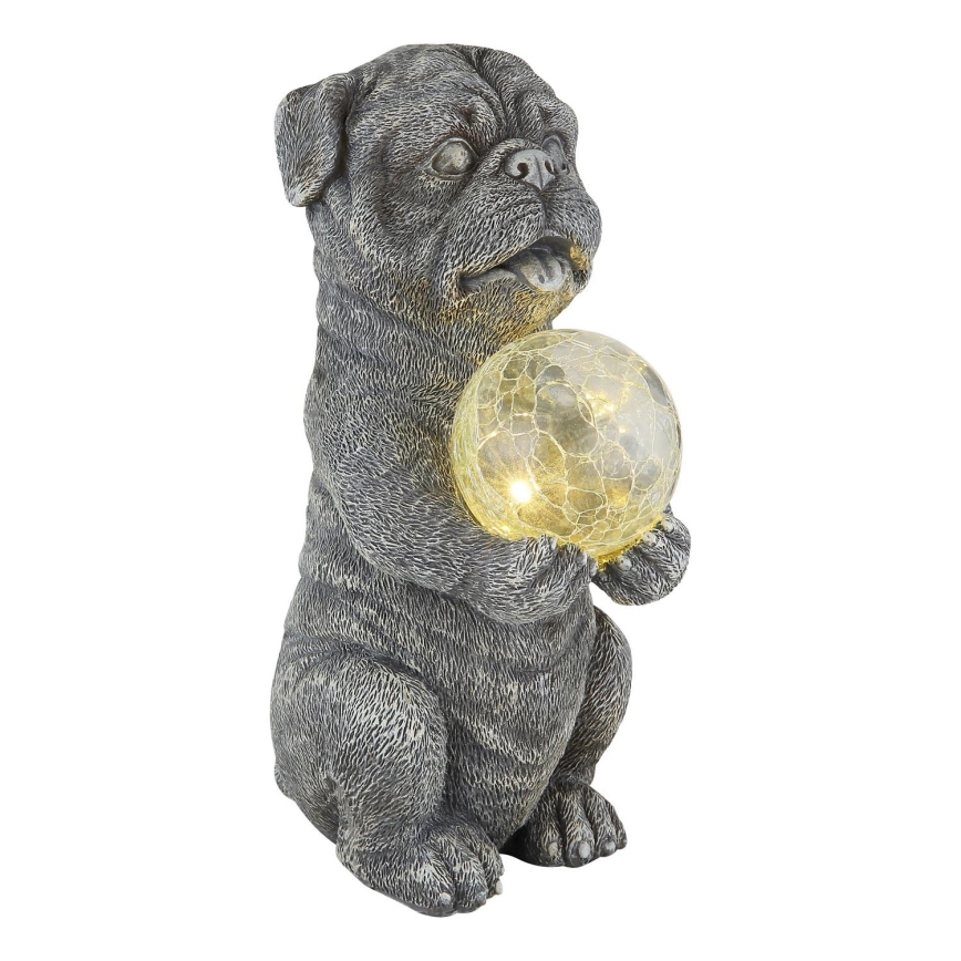 Globo - Décoration solaire LED/0,02W/3V IP44 300 mAh chien