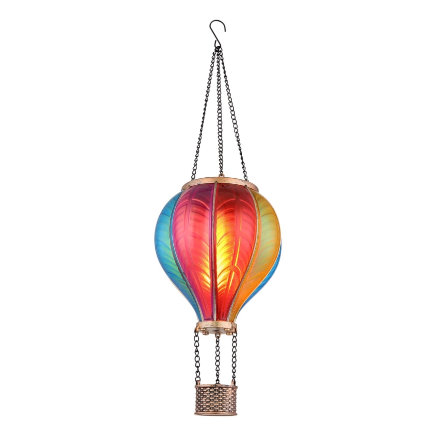 Globo - Décoration solaire suspendue 20xLED/0,5W/3V IP44 montgolfière