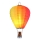 Globo - Décoration solaire suspendue 24xLED/0,06W/3V IP44 montgolfière