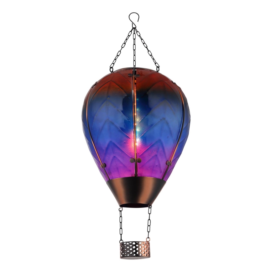 Globo - Décoration solaire suspendue 24xLED/0,2W/3V IP44 montgolfière