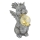 Globo - Decorazione solare LED LED/0,02W/3V IP44 drago 300 mAh