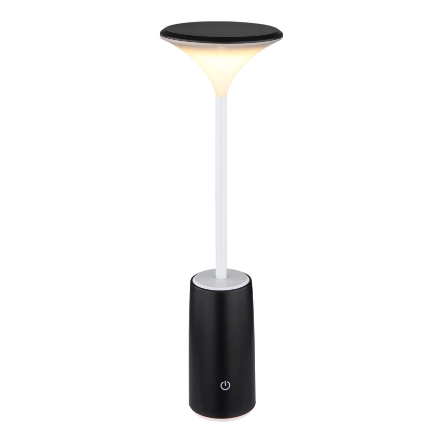 Globo - Dimm- und aufladbare LED-Tischleuchte mit Touch-Funktion LED/1,2W/3,7V 3000K 1500mAh schwarz
