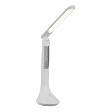 Globo - Dimm- und wiederaufladbare LED-Tischlampe mit Display LED/4W/230V 2200 mAh weiß