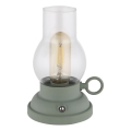 Globo - Dimmbare, aufladbare LED-Tischleuchte mit Touch-Funktion LED/1W/3,7V 1200 mAh grün