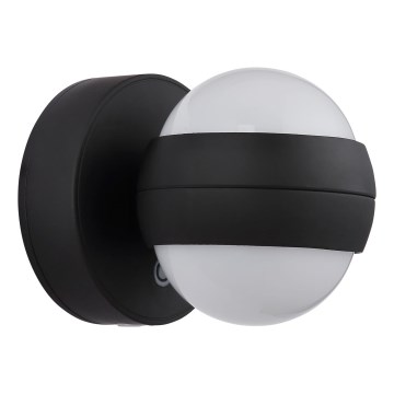 Globo - Dimmbare, aufladbare LED-Touch-Wandleuchte LED/1,4W/5V 1800 mAh schwarz