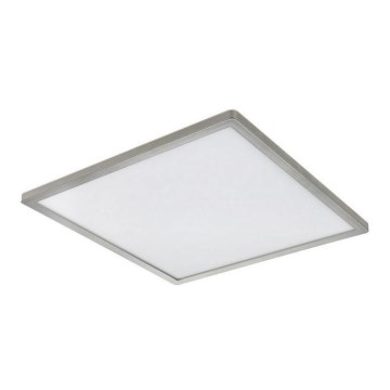 Globo - Dimmbare LED-Deckenleuchte für Badezimmer LED/18W/230V 29,4x29,4 cm IP44 matt Chrom