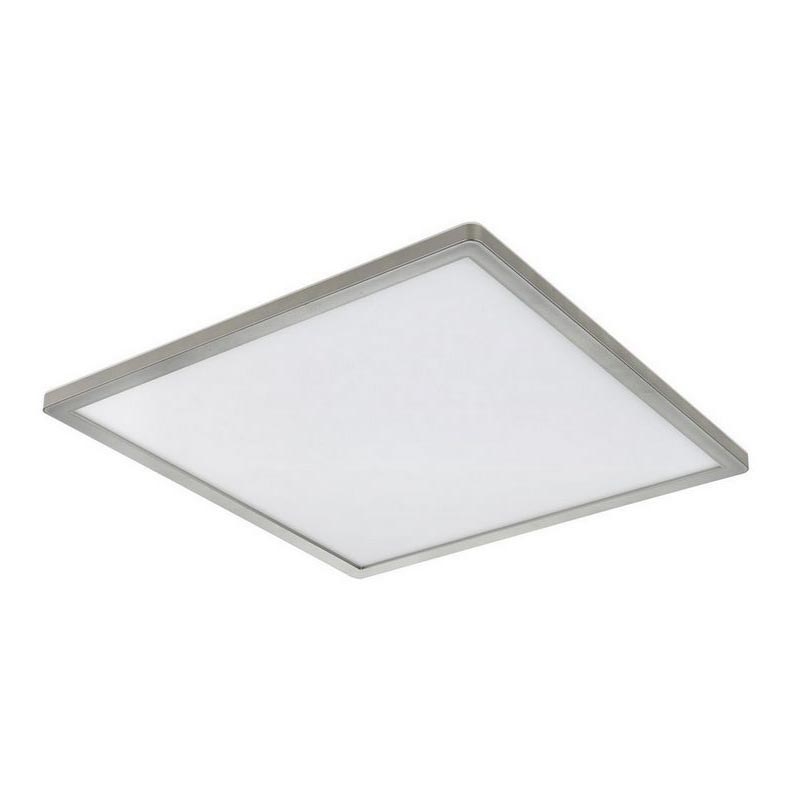 Globo - Dimmbare LED-Deckenleuchte für Badezimmer LED/18W/230V 29,4x29,4 cm IP44 matt Chrom