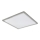 Globo - Dimmbare LED-Deckenleuchte für Badezimmer LED/18W/230V 29,4x29,4 cm IP44 matt Chrom