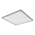 Globo - Dimmbare LED-Deckenleuchte für Badezimmer LED/24W/230V 42x42 cm IP44 matt Chrom