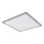 Globo - Dimmbare LED-Deckenleuchte für Badezimmer LED/24W/230V 42x42 cm IP44 matt Chrom