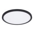 Globo - Dimmbare LED-Deckenleuchte für das Badezimmer LED/18W/230V d 29,4 cm IP44 schwarz