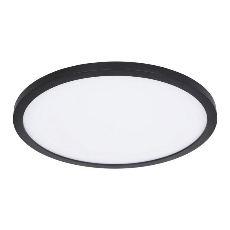 Globo - Dimmbare LED-Deckenleuchte für das Badezimmer LED/18W/230V d 29,4 cm IP44 schwarz