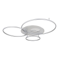 Globo - Dimmbare LED-Deckenleuchte LED/70W/230V 2700-6500K matt Chrom + Fernbedienung