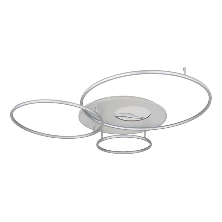 Globo - Dimmbare LED-Deckenleuchte LED/70W/230V 2700-6500K matt Chrom + Fernbedienung