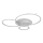 Globo - Dimmbare LED-Deckenleuchte LED/70W/230V 2700-6500K matt Chrom + Fernbedienung