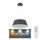 Globo - Dimmbare LED-Hängeleuchte LED/45W/230V 3000-6000K + Fernbedienung