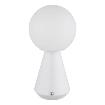 Globo - Dimmbare LED-Outdoor-Tischleuchte mit Touch-Funktion LED/1,5W/5V 3000/4500/6500K 1800 mAh IP41 weiß